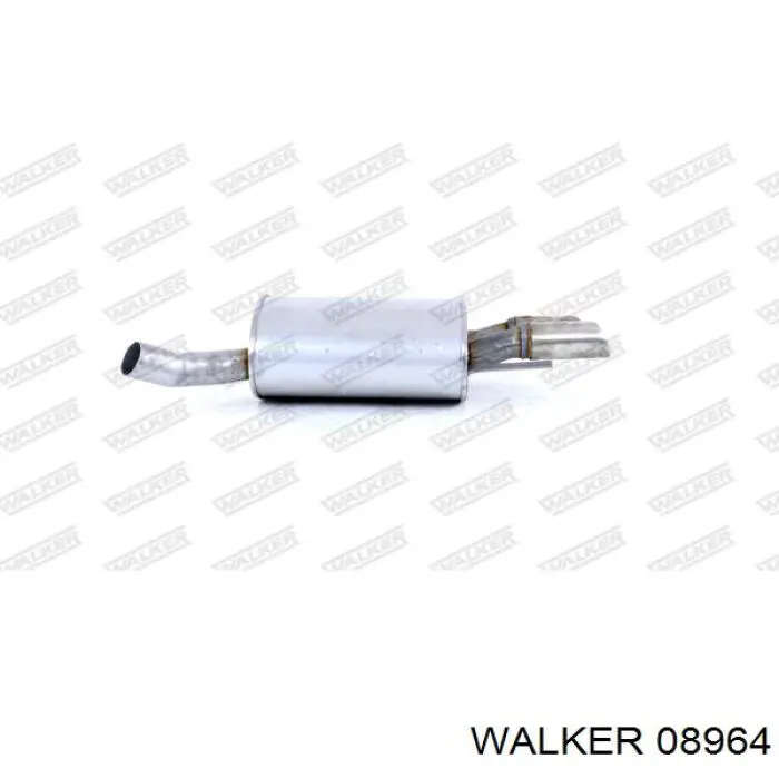 Глушитель, центральная часть Bosal 855001 цена, от 72.83 USD