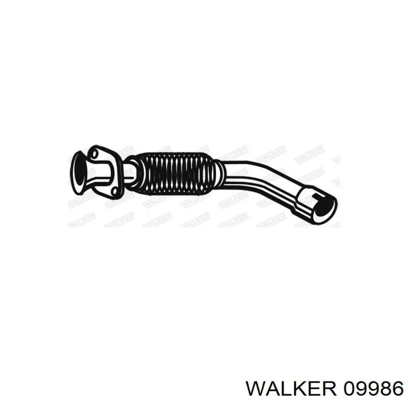 Гофра глушителя 09986 Walker