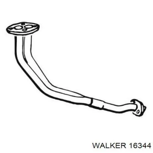 Амортизатор передний левый 16344 Walker