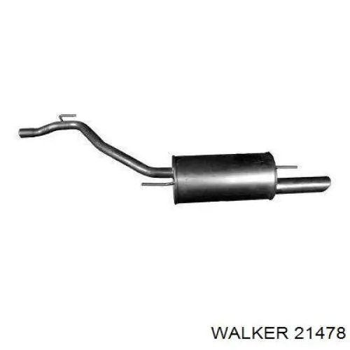 Выхлоп задний VAG JZW253609BB цена, от 54.44 USD