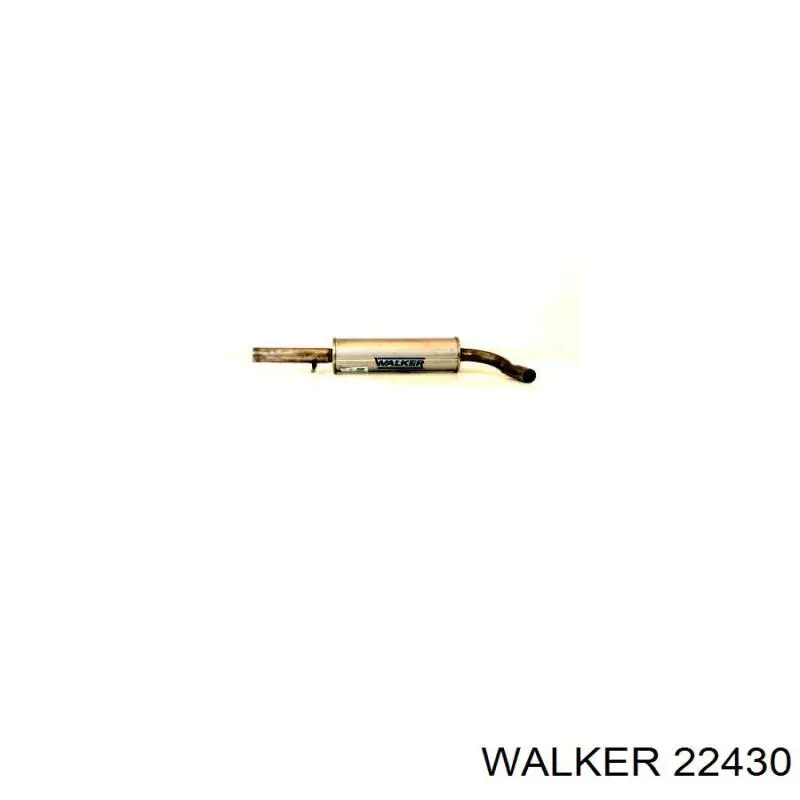 22430 Walker глушитель, задняя часть