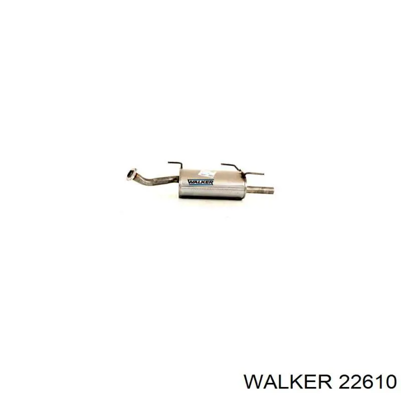22610 Walker глушитель, задняя часть
