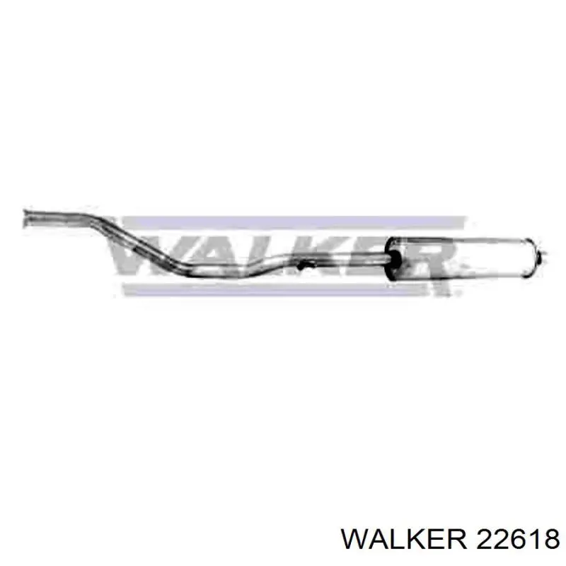 Глушитель, центральная часть Bosal 285325 цена, от 56.54 USD