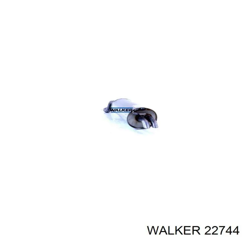 22744 Walker глушитель, задняя часть