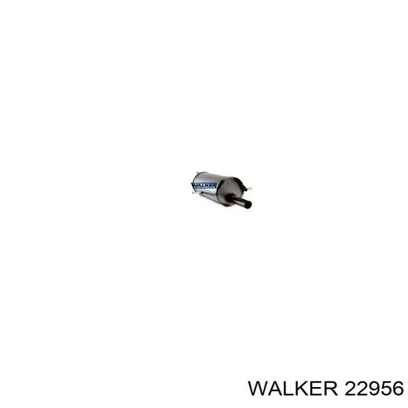 Глушитель, задняя часть на Subaru Forester S11, SG