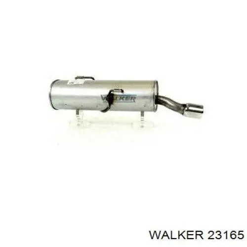 23165 Walker глушитель, задняя часть