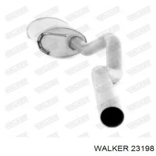 23198 Walker глушитель, задняя часть