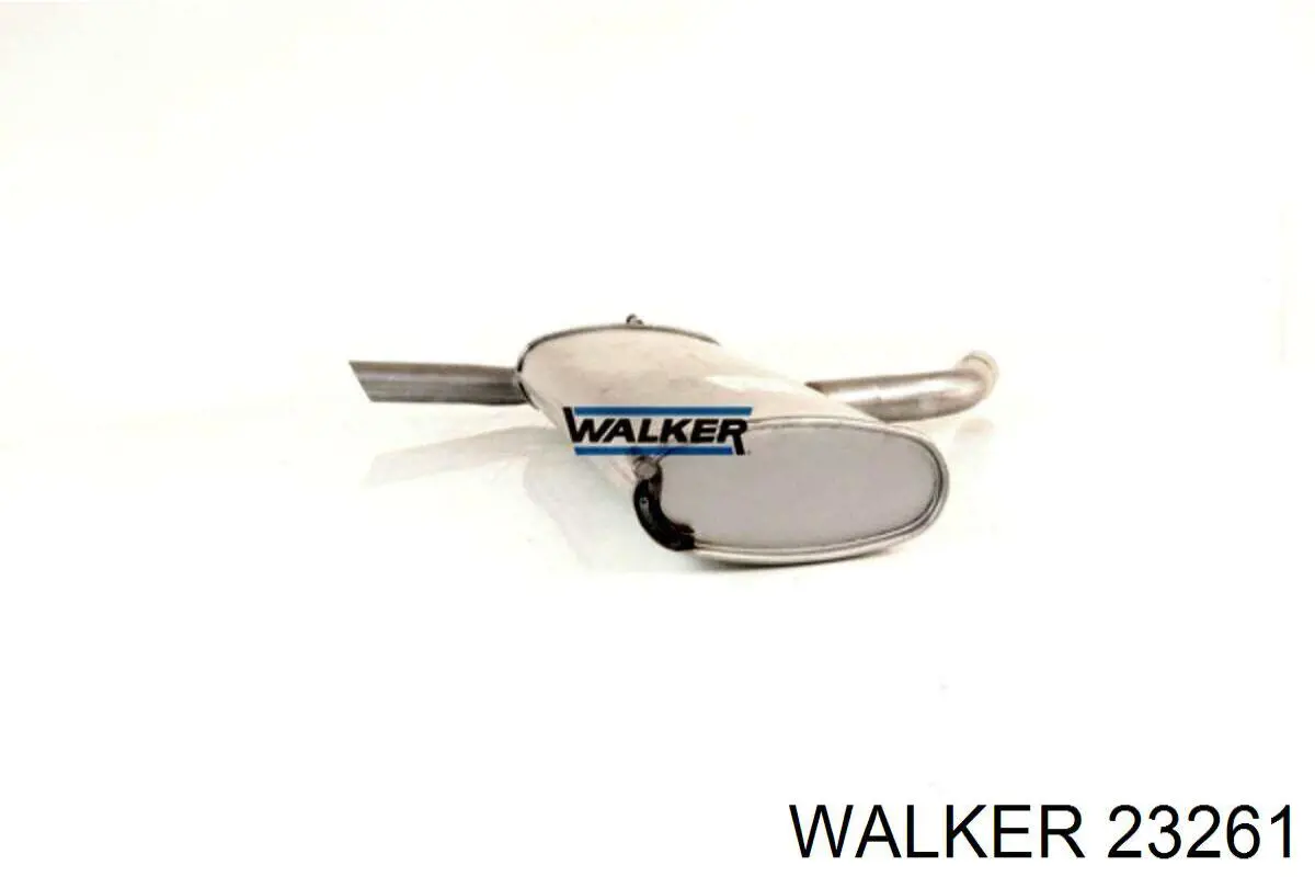 23261 Walker глушитель, задняя часть