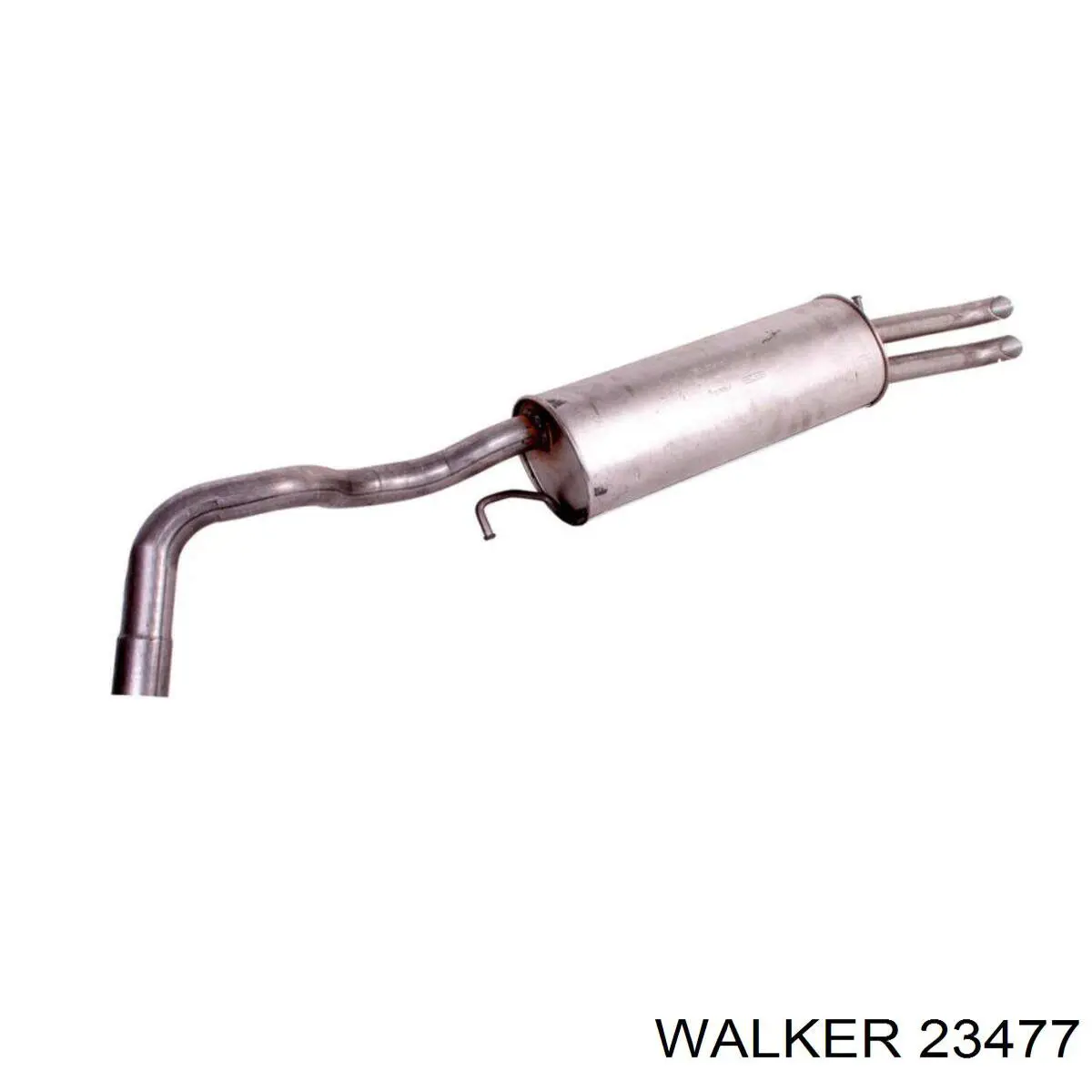 Глушитель, задняя часть Walker 23477