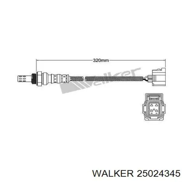 Лямбда датчик кислорода Denso 2344004 цена, от 23.25 USD