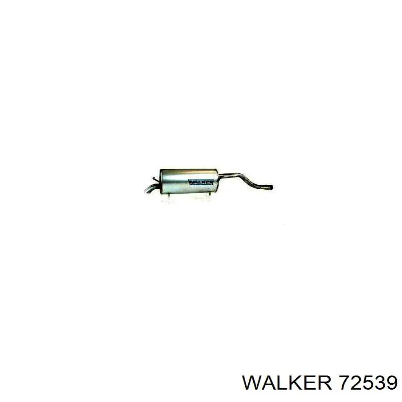 Выхлоп задний Walker 72539 цена, от 50.48 USD
