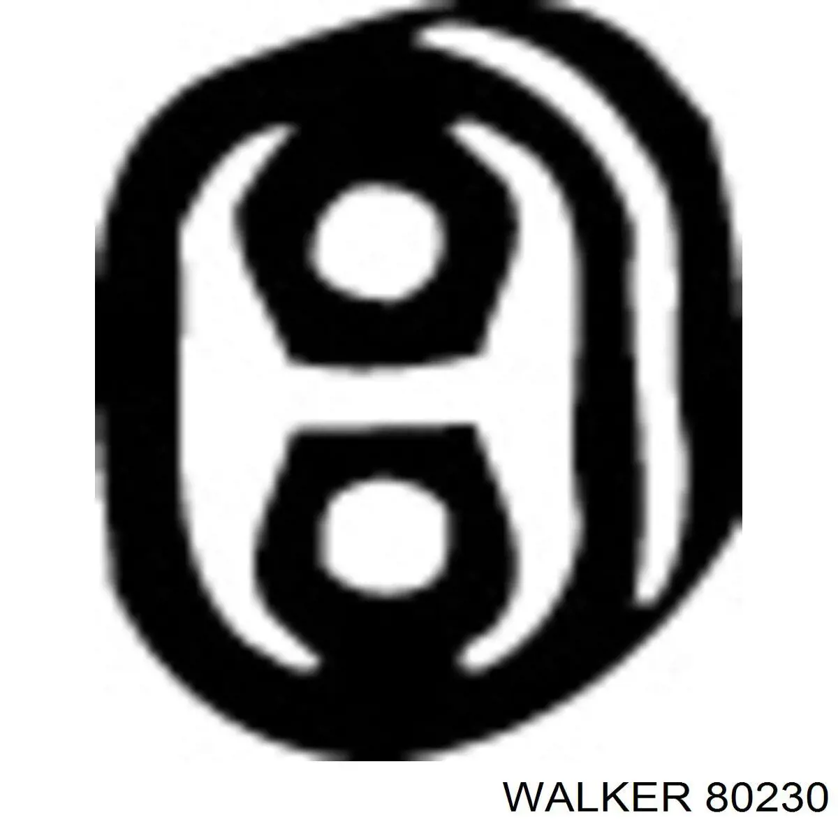 Подушка кріплення глушника 80230 Walker