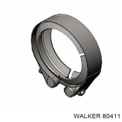 Кронштейн/хомут глушника, передній 80411 Walker