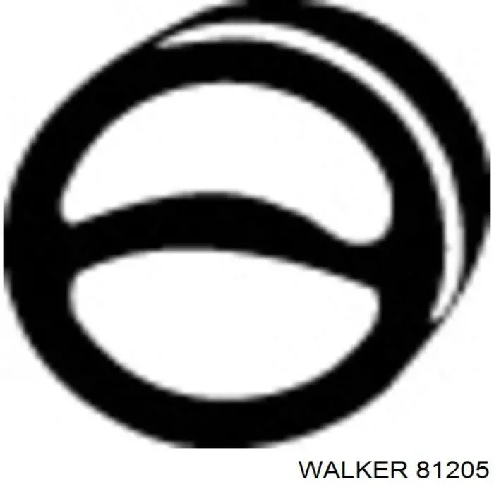 81205 Walker подушка крепления глушителя