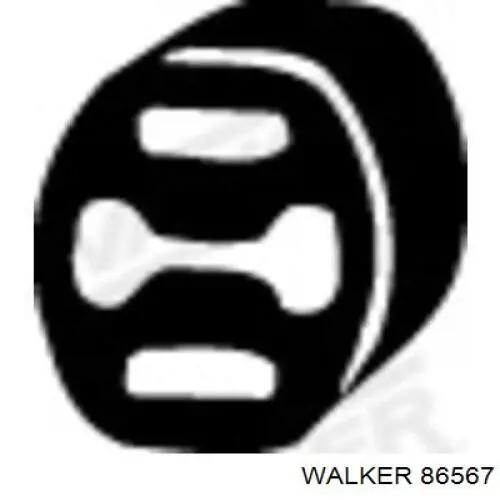86567 Walker подушка крепления глушителя