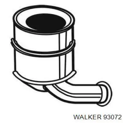 Сажевый фильтр системы отработавших газов 93072 Walker