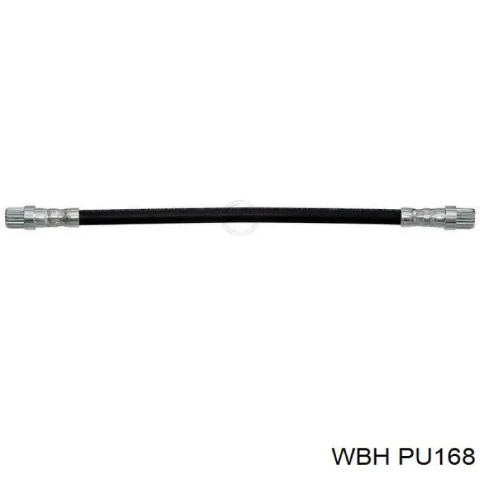 PU168 WBH шланг тормозной задний