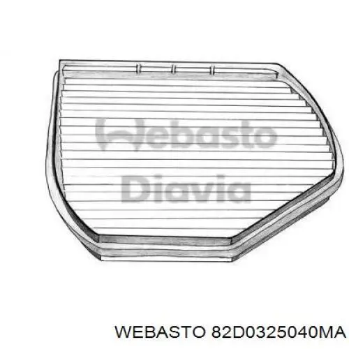 Фильтр салона 82D0325040MA Webasto