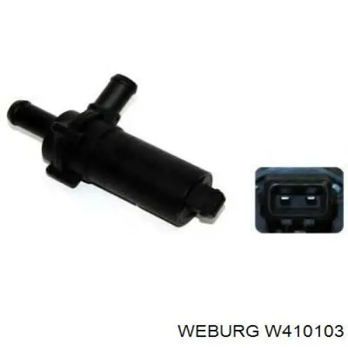 W410103 Weburg помпа водяная (насос охлаждения, дополнительный электрический)