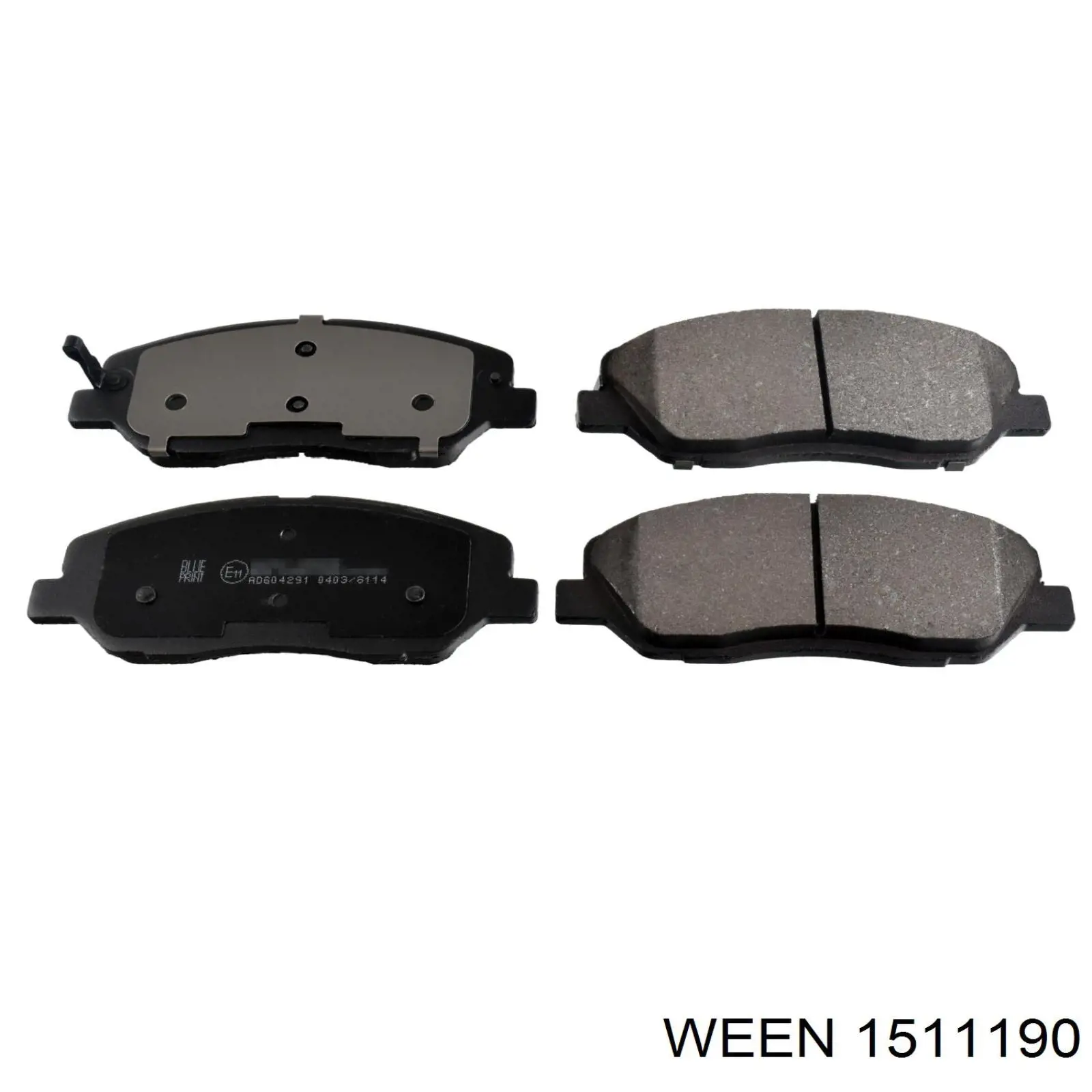 Колодки Ween 1511190 цена, от 21.16 USD