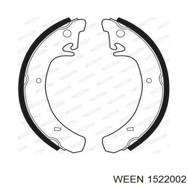 Купить 1522002 Ween Задние барабанные тормозные колодки