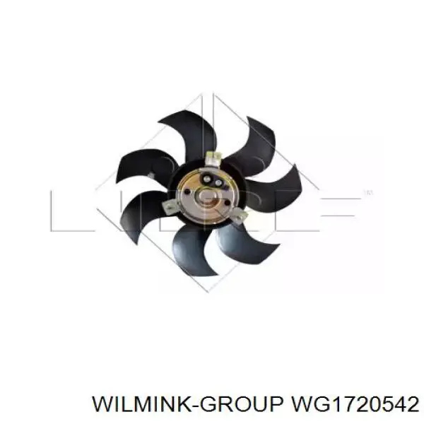 Вентилятор радиатора WG1720542 WILMINK GROUP