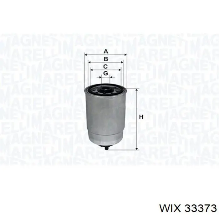 Топливный фильтр 33373 WIX