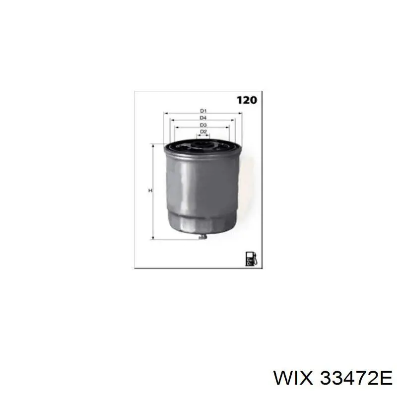 Фильтр тонкой очистки топлива WIX 33472E цена, от 7.38 USD