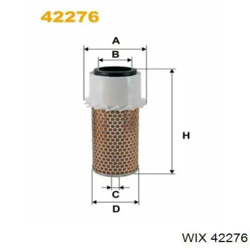 42276 WIX воздушный фильтр