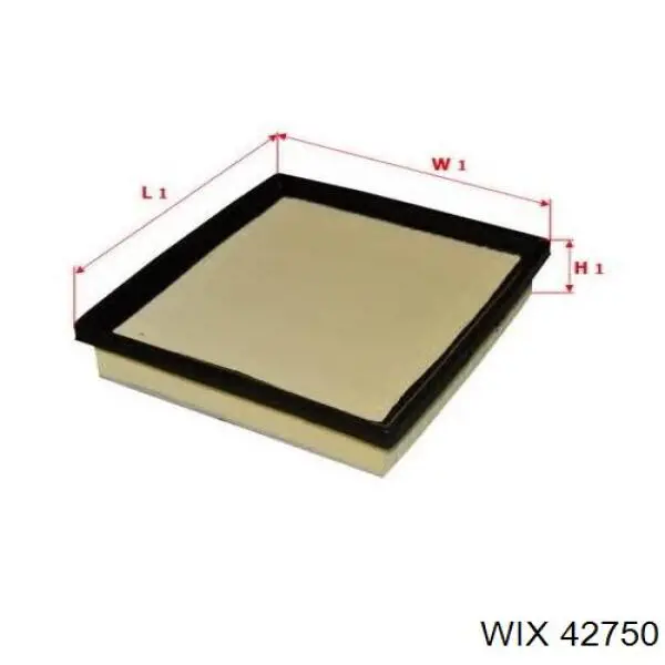 Элемент воздушного фильтра WIX 42750 цена, от 22.71 USD