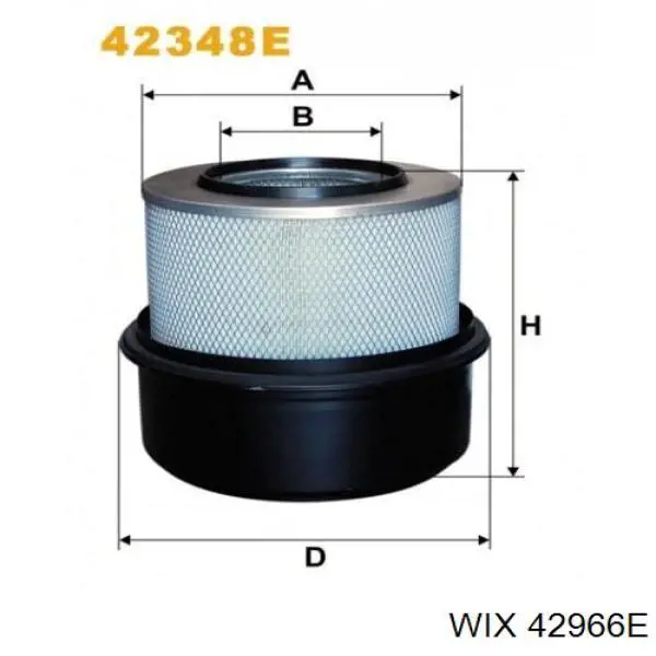42966E WIX Воздушный фильтр двигателя