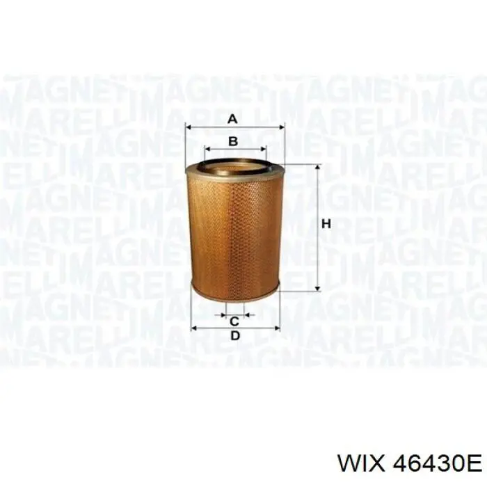 46430E WIX воздушный фильтр