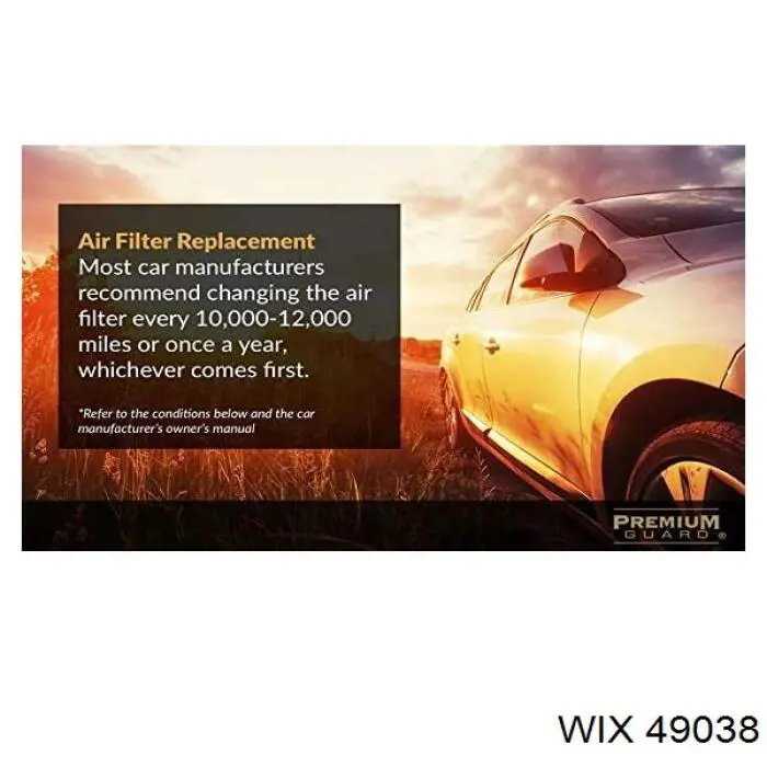 49038 WIX Воздушный фильтр двигателя