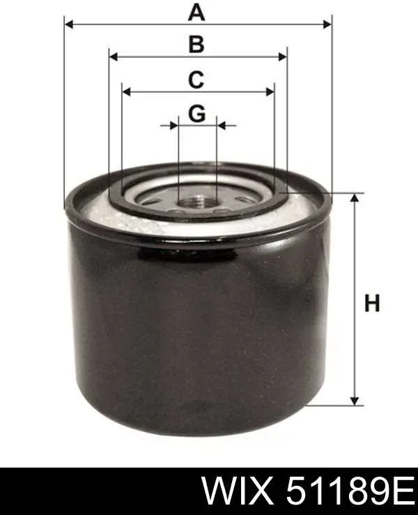 Масляный фильтр 51189E WIX