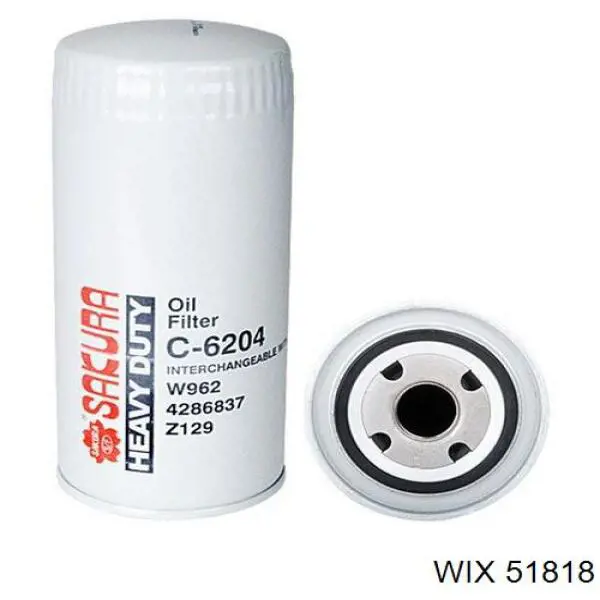 Фильтр очистки масла центробежный WIX 51818 цена, от 15.88 USD