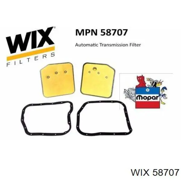 Фильтр АКПП WIX 58707