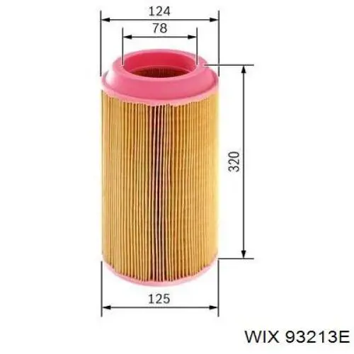 Купить 93213E WIX Автомобильный фильтр воздуха