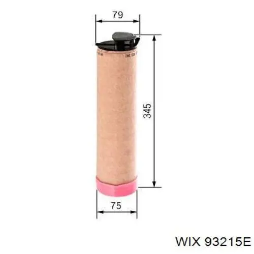 Элемент воздушного фильтра WIX 93215E цена, от 13.22 USD