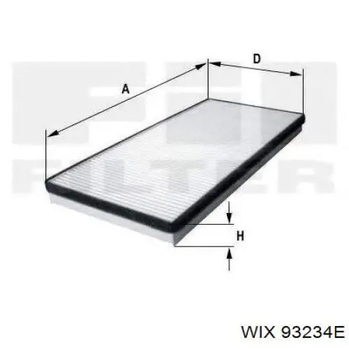 Фильтр салона 93234E WIX