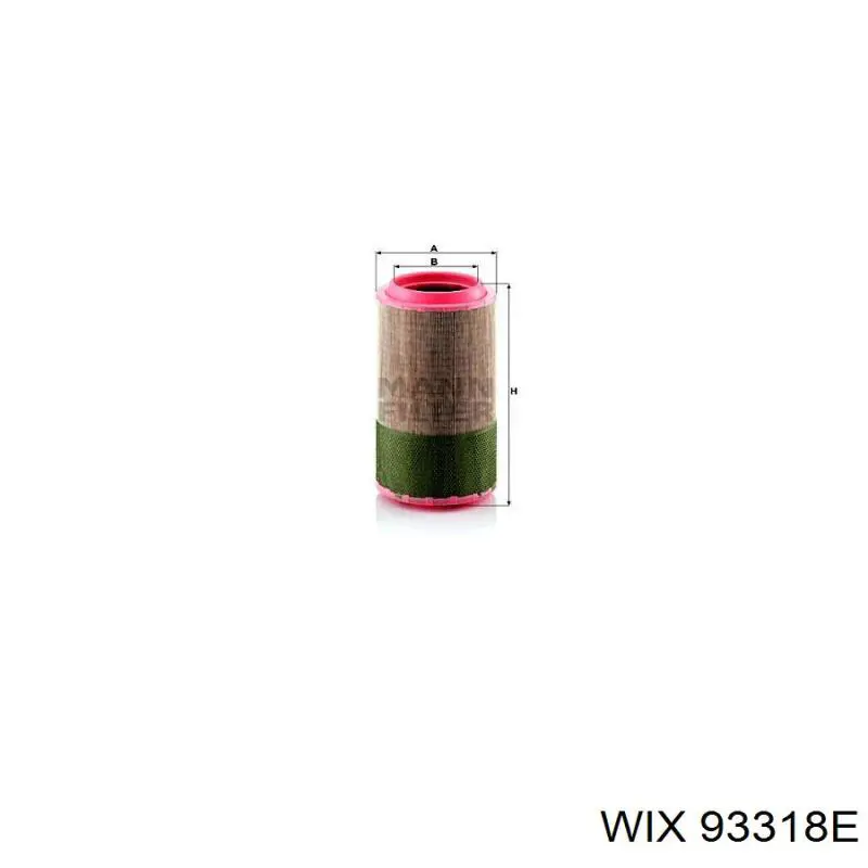 Купить 93318E WIX Автомобильный фильтр воздуха