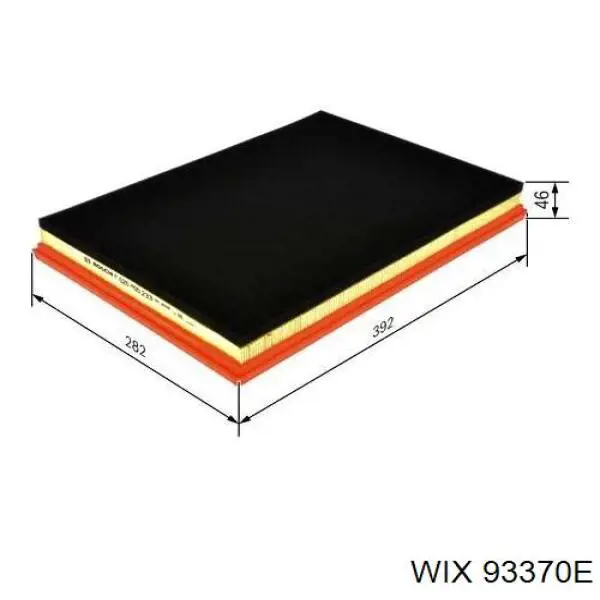 93370E WIX Воздушный фильтр двигателя