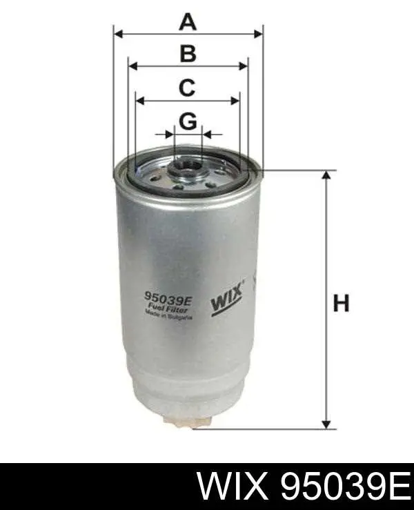 Фильтр тонкой очистки топлива WIX 95039E цена, от 16.15 USD