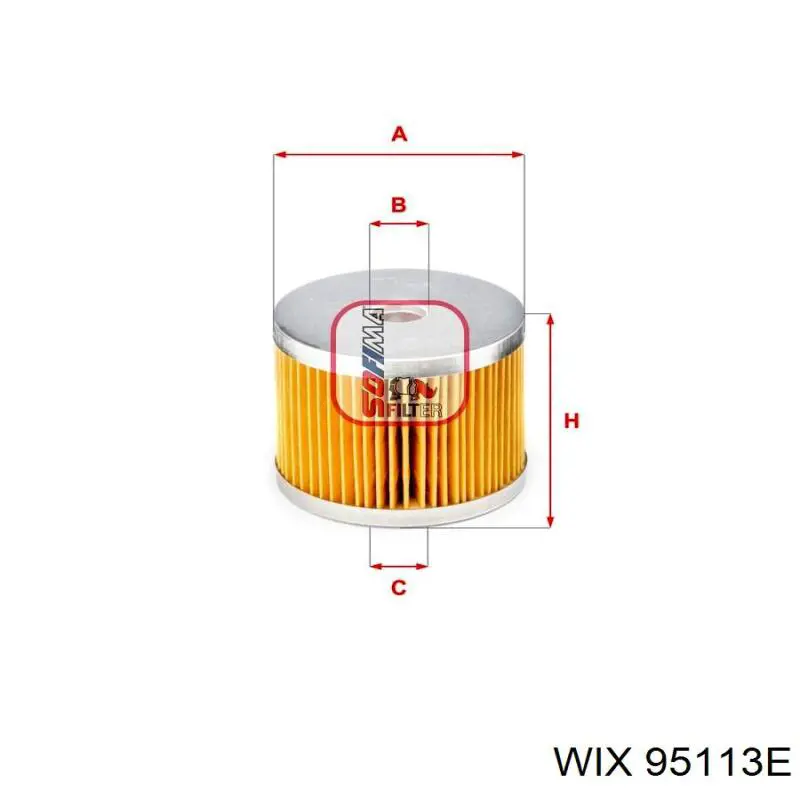 95113E WIX топливный фильтр