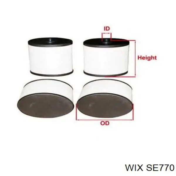 SE770 WIX Воздушный фильтр двигателя