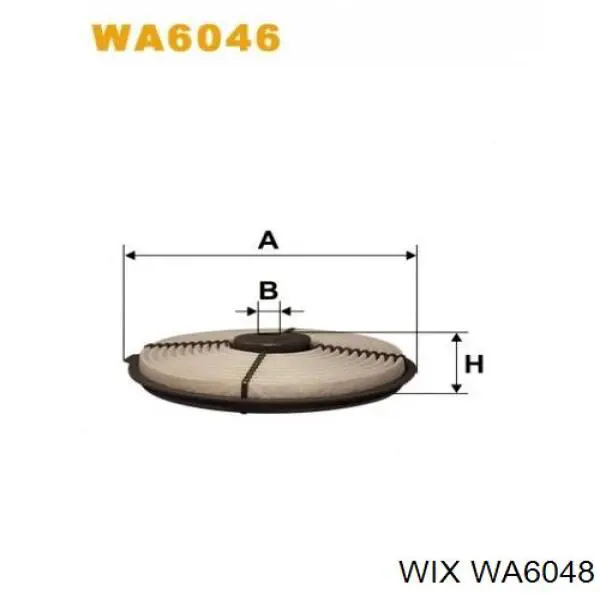 Воздушный фильтр WA6048 WIX