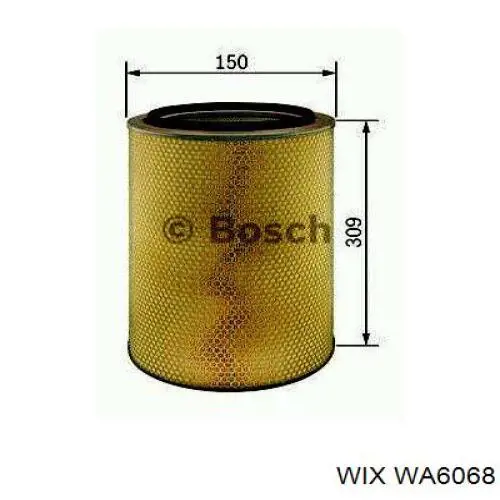 Воздушный фильтр WA6068 WIX