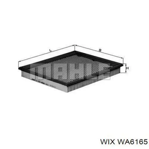 WA6165 WIX воздушный фильтр