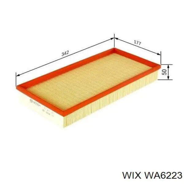 Купить WA6223 WIX Автомобильный фильтр воздуха