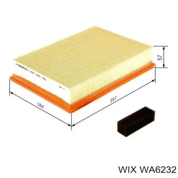Воздушный фильтр WA6232 WIX