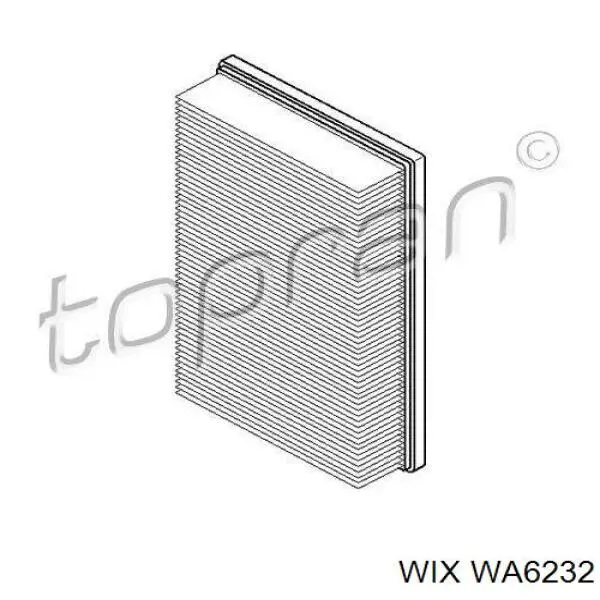 Купить WA6232 WIX Автомобильный фильтр воздуха